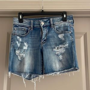 Midi Ripped AE shorts